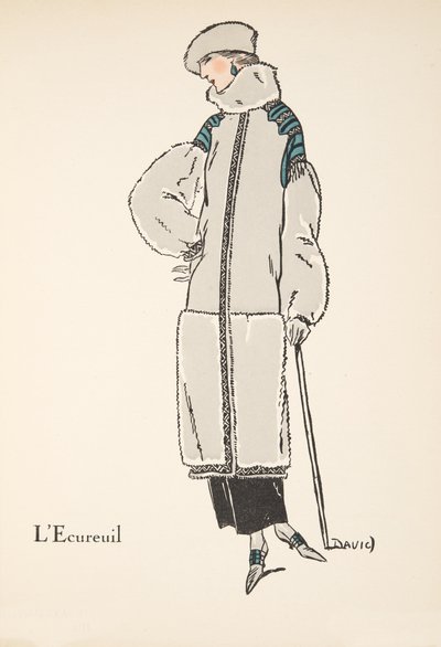 The Squirrel, from a Collection of Fashion Plates by David